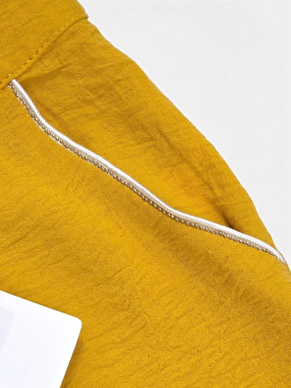 NWT Molly Bracken Scalloped Hem Shorts in Yellow Mango – Size S